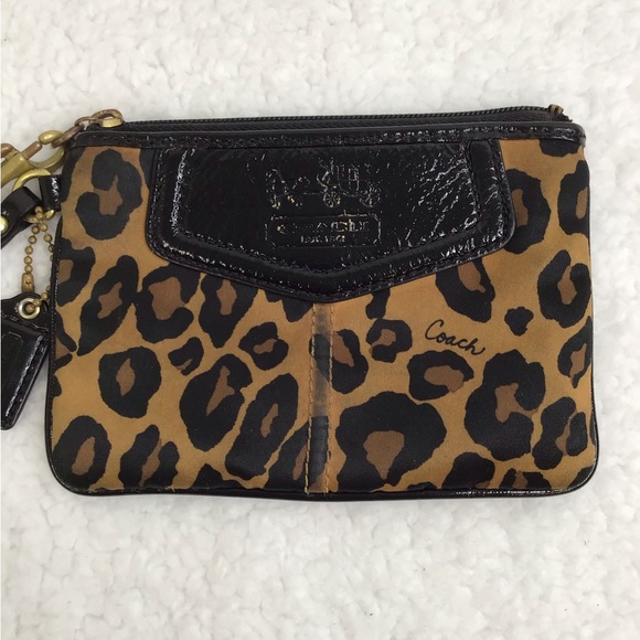 Coach Cheetah Print Wristlet Wallet - Picture 2 of 10
